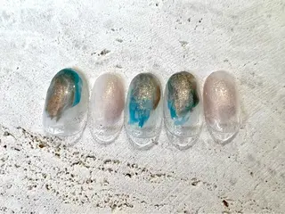 ネイル 💙0203 munimusanのネイルデザイン