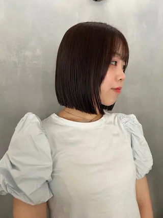 ショート 🦖ミニボブ/ボブ /MOEKA🦕のヘアスタイル