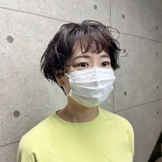 ショート パーマ pissenlit ピサンリ所属・🧩🤖 Sala 🤖🧩のヘアスタイル