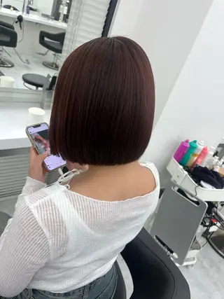 ショート カラー ユイ☆ハイトーン ☆ブリーチデザインのヘアスタイル