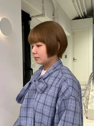 ショート ショートカット/ ベージュ/moekaのヘアスタイル