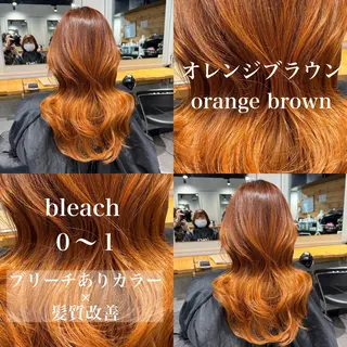 ロング カラー ️💕淡いハイトーン 💕︎︎ひかるのヘアスタイル