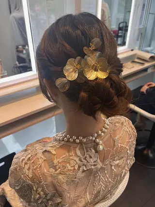 ヘアアレンジ Ginza Beaute 【ギンザボーテ】所属・ヘアメイク/ボーテ ayanoのヘアスタイル