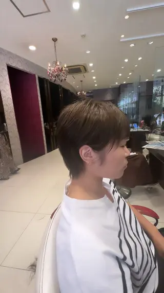 ショート 益野 凌のヘアスタイル