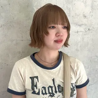 ショート カラー ボブレイヤー/ ブリーチ/miyuuのヘアスタイル