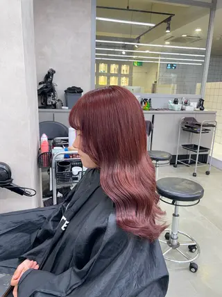 ロング カラー ヘアアレンジ 💗横浜美容室 💗HARUNAのヘアスタイル