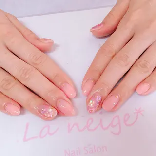 ネイル La neige* yuki 🥯🍑のネイルデザイン