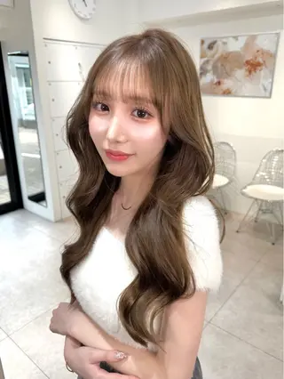 ロング カラー ヘアアレンジ ONYX【オニキス】所属・韓国レイヤーカット/ 髪質改善/郷家拓斗のヘアスタイル