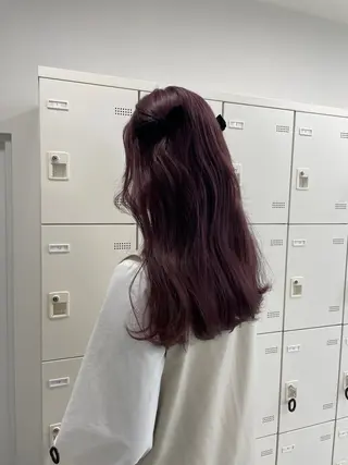 セミロング MOE 福岡韓国ヘア✧︎のヘアスタイル