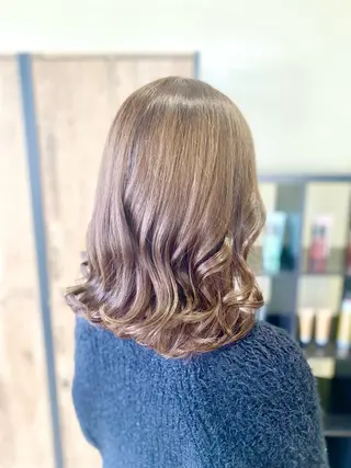 ミディアム カラー 太田 未来のヘアスタイル