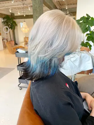 ミディアム LAULEA所属・mi yuのヘアスタイル