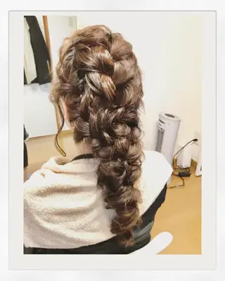 ロング ヘアアレンジ KANA カナのマツエク・マツパデザイン