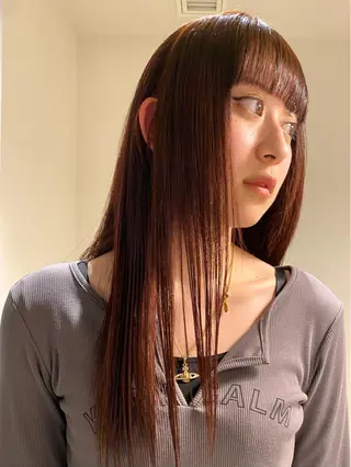 ミディアム Hair & make Lamp所属・梅田のブリーチ特化 美容師KAI🥰のヘアスタイル