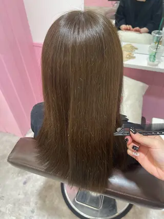 ロング カラー 🎀ミルクティー/暖 色×レイヤー/マリアのヘアスタイル