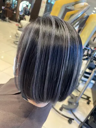 ミディアム 下條 真のヘアスタイル