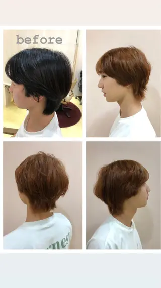 カラー メンズ later登戸所属・中島 芽生のヘアスタイル