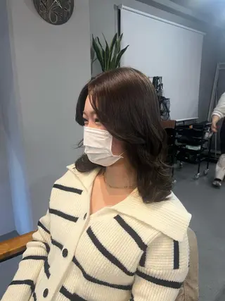 カラー Sherry大国町所属・Sherry大国町 HIKARUのヘアスタイル