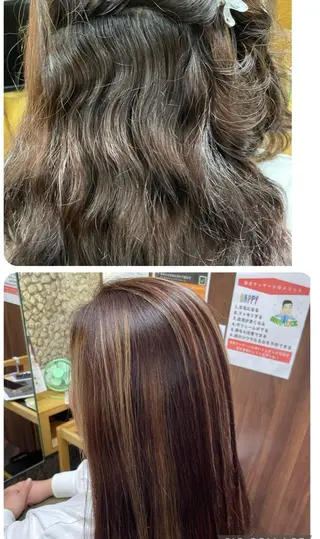ロング katae sayoriのヘアスタイル