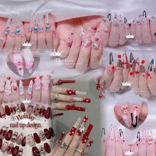 ネイル 長さだし専門店 M2　rikaのネイルデザイン