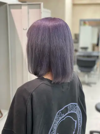 ミディアム カラー ショーヤ/ブリーチ /バレイヤージュのヘアスタイル