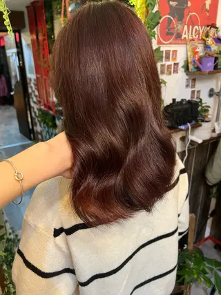 セミロング カラーパティシエ facce🌼ikoのヘアスタイル