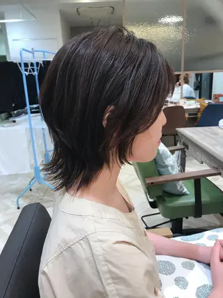 ショート レイヤー/大人ボブ 渡邉【日吉美容室】のヘアスタイル