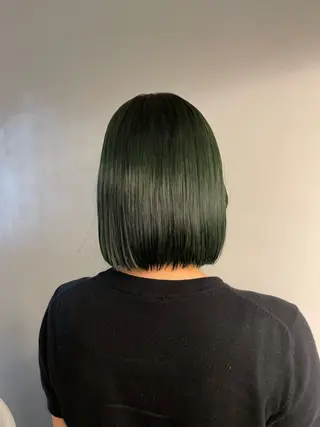 ショート カラー アイブロウリフト パーマモデル/はなのヘアスタイル