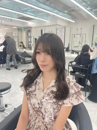 セミロング MOE 福岡韓国ヘア✧︎のヘアスタイル