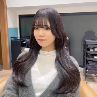 ロング 韓国レイヤー 🧸🤍ちずみのヘアスタイル
