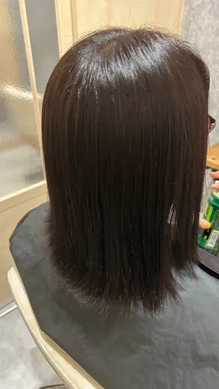 ミディアム カラー ♣️似合わせカット 艶髪カラーYUUGAのヘアスタイル