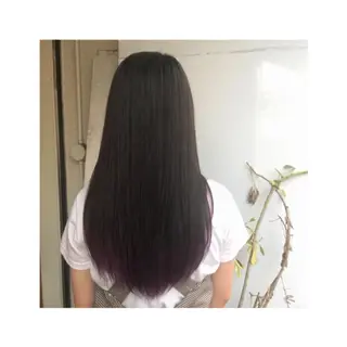 ロング カラー まちだ ひとみのヘアスタイル
