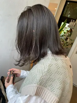 ミディアム カラー 🫧透明感ヘア🫧 🧸竹花　彩希🧸のヘアスタイル