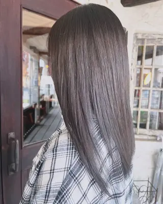 ロング カラー てづか りおのヘアスタイル