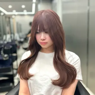 ロング カラー HARUKI MINATO Japan SENDAI所属・🌈【透明感・韓国 ヘア】がっきー🌈のヘアスタイル