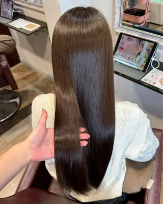 ロング カラー ブリーチなし艶カラー /いくののヘアスタイル