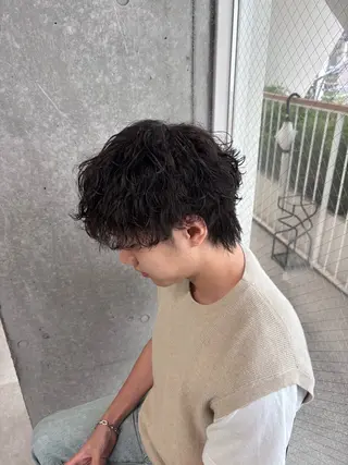 パーマ メンズ 美容研究所 🇰🇷yutoのヘアスタイル