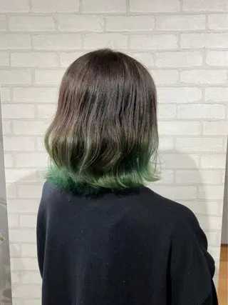 ミディアム カラー パーマ ヘアアレンジ ノンダメージサロンBonheur銀座並木通り店所属・ULTOWA/銀座 ERIのヘアスタイル
