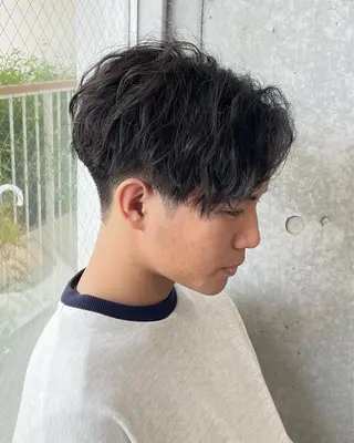 パーマ メンズ メンズモテパーマ💙 fuwaのヘアスタイル