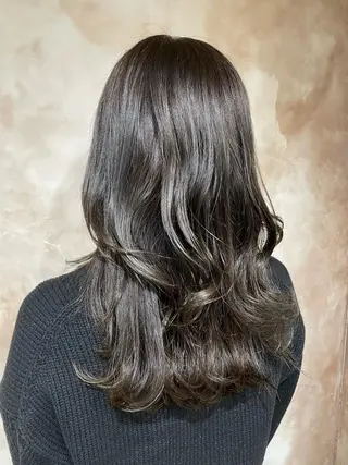 セミロング MIKU ナチュラルヘア✂️✨のヘアスタイル