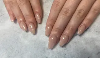 ネイル ネイルリボン 受付スタッフのネイルデザイン