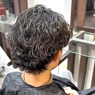 パーマ メンズ メンズカット/パーマ /ハイライト/RYUのヘアスタイル