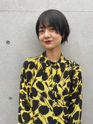 ショート カラー センスをお届けします 大谷将生INFPのヘアスタイル