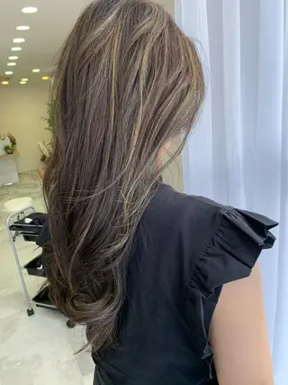 ロング カラー モリシュンスケ /レイヤー/髪質改善のヘアスタイル