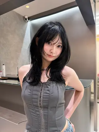 セミロング こころ / sandのヘアスタイル