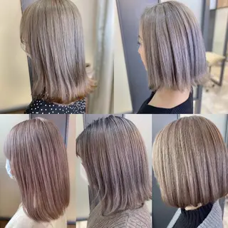 セミロング カラー SALOWIN神戸三宮East店所属・【透明感、艶髪】西村 有司のヘアスタイル