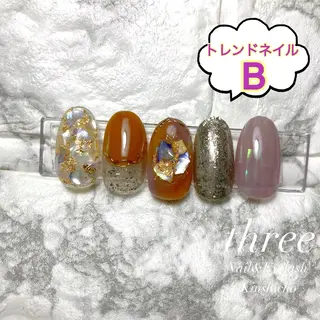 ネイル three Nail&Eyeのネイルデザイン
