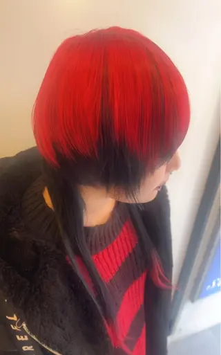 カラー 地雷系/サブカル/ ハイトーン/がーたんのヘアスタイル