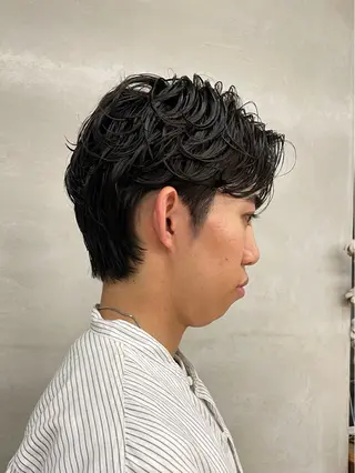 パーマ メンズ 【メンズ特化】 イマダナツミのヘアスタイル