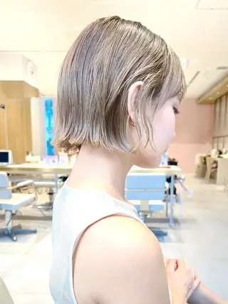 ミディアム カラー レイヤー専門家 ダブルカラー修のヘアスタイル