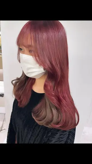 ロング 銀座／レイヤーカット 🤍内野すみれのヘアスタイル